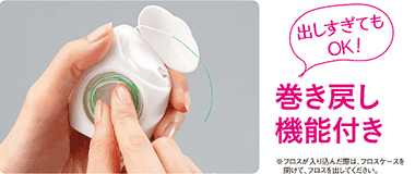 バトラーイージースレッドフロスの説明フロスの巻き戻し